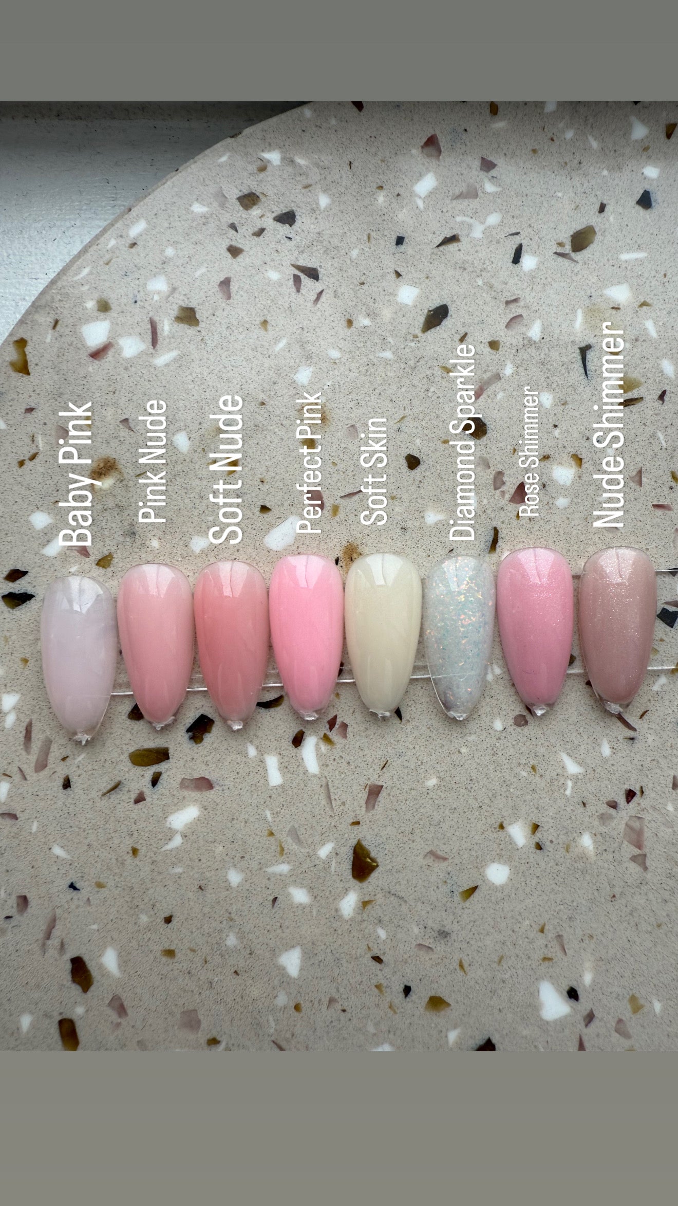 Nude Shimmer Rubber Base Hema TPO Free